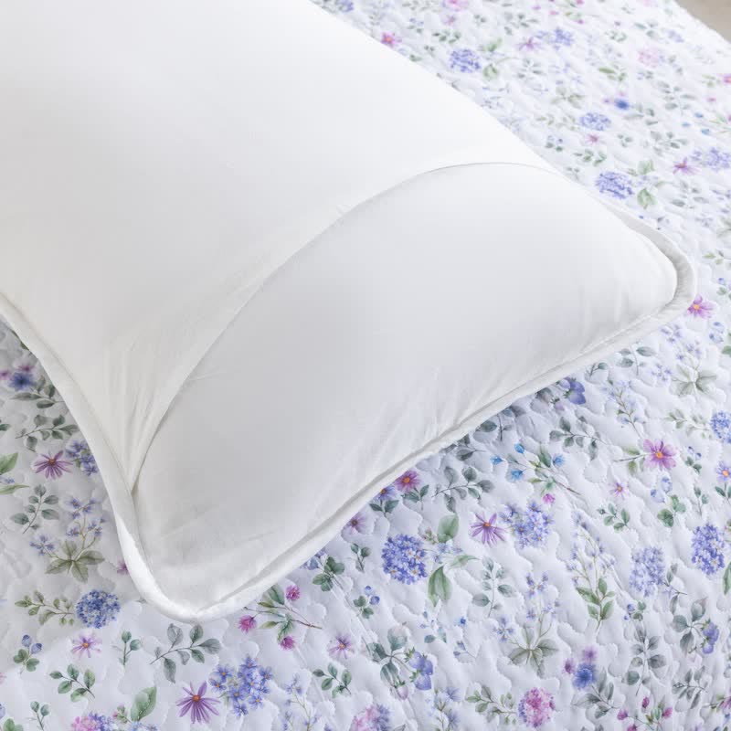 Watercolor Wildflower Cotton Quilt Set - image 7