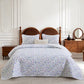 Watercolor Wildflower Cotton Quilt Set - image 0