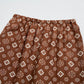 Retro Geometric Long Sleeve Pajama Set - image 6