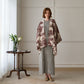 Vintage Jungle Toile Poncho Shawl Wrap - image 9