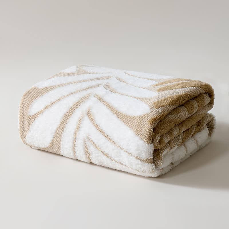 Modern Botanical Fleece Throw Blanket - image 10