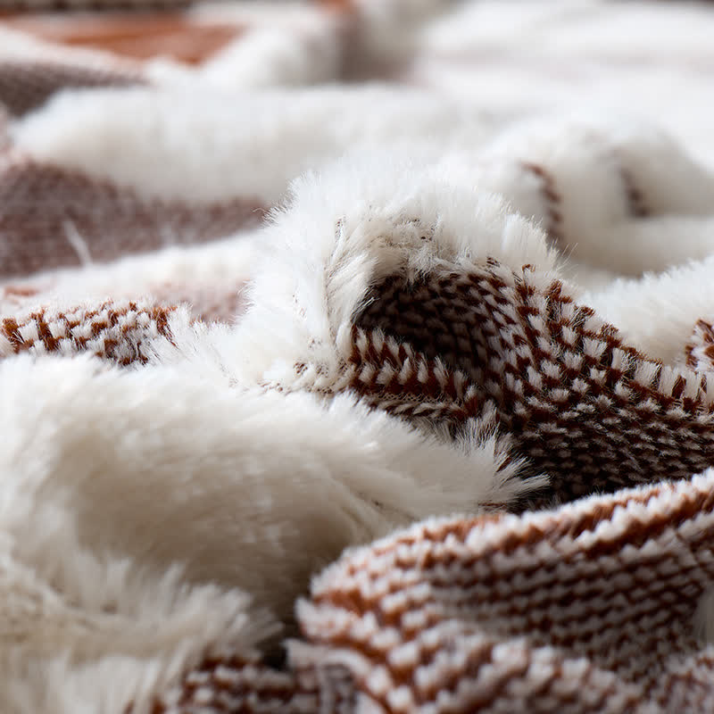 Modern Botanical Fleece Throw Blanket - image 33