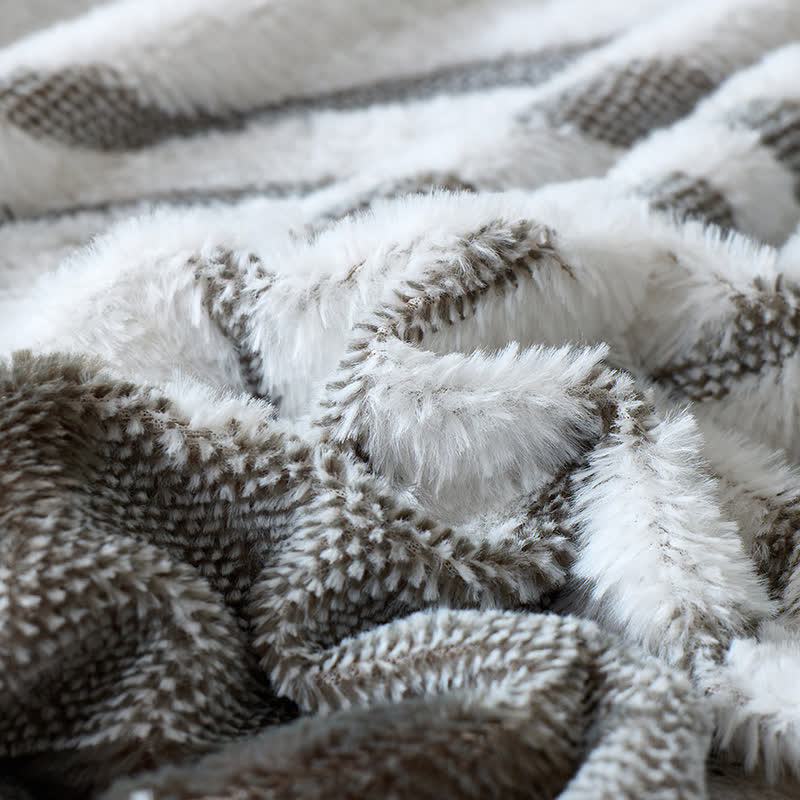 Modern Botanical Fleece Throw Blanket - image 3