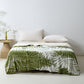 Modern Botanical Fleece Throw Blanket - Green - 79"W x 90"L - image 22