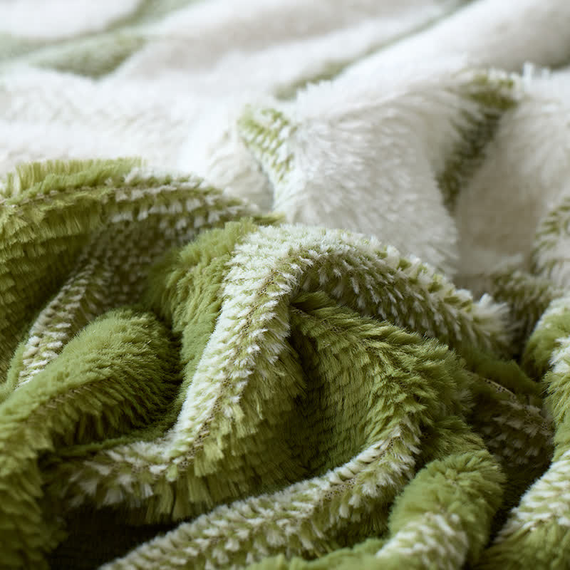 Modern Botanical Fleece Throw Blanket - image 25