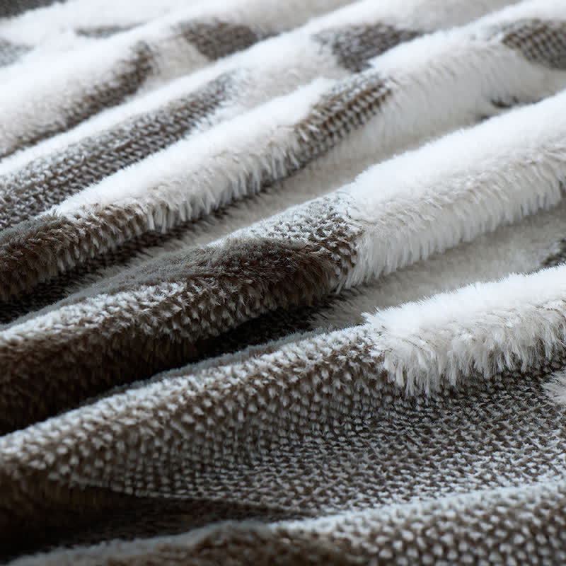 Modern Botanical Fleece Throw Blanket - image 4