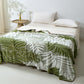 Modern Botanical Fleece Throw Blanket - image 23