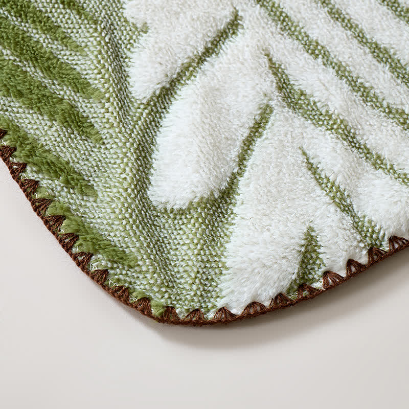 Modern Botanical Fleece Throw Blanket - image 26
