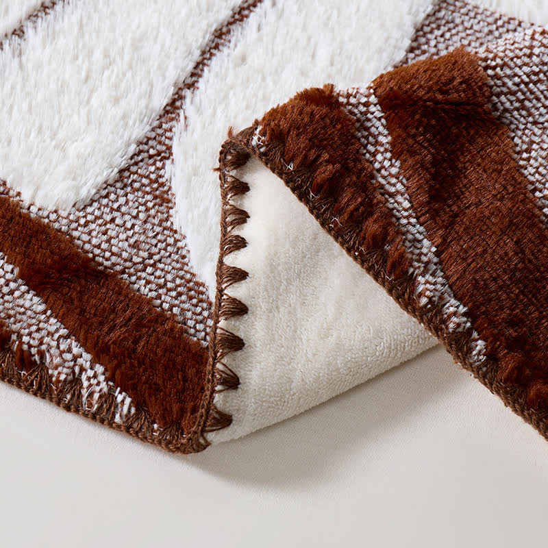 Modern Botanical Fleece Throw Blanket - image 35