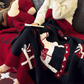 Christmas Rocking Horse Jacquard Throw Blanket - image 3