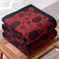 Burgundy Pumpkin Halloween Reversible Cotton Blanket - image 1