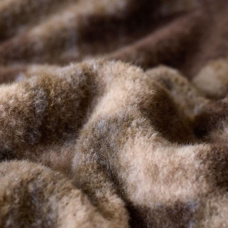 Double-Layer Sherpa Checkerboard Throw Blanket - image 8