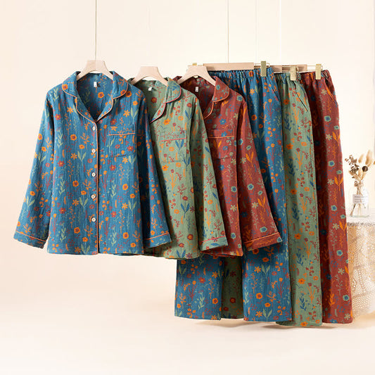 Garden Bloom Cotton Loungewear Set - image 0