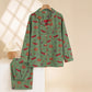 Halloween Pumpkin Bat Cotton Loungewear Set - image 8