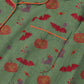 Halloween Pumpkin Bat Cotton Loungewear Set - image 11
