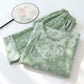 Elegant Cotton Gauze Frog Button Pajama Set - image 1