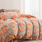 Artistic Flower Cotton Duvet Cover Bedding Set - image 1