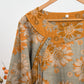Oriental Sunflower Cotton Pajama Set - image 8