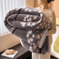 Dandelion Cozy Fleece Throw Blanket - Gray - Blanket - 79" x 90" - image 7