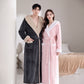 Cozy Plush Sherpa Hooded Long Bathrobe - image 0