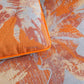 Reversible Orange & Blue Flower Cotton Quilt - image 6