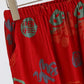 Festive Red Cotton Gauze Couple Pajama Set - image 12