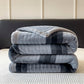 Geometric Grid Stripe Soft Throw Blanket - image 33