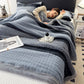 Geometric Grid Stripe Soft Throw Blanket - image 36