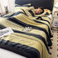 Geometric Grid Stripe Soft Throw Blanket - image 46