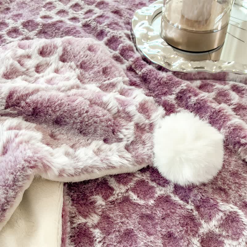 Checkered Grid Reversible Throw Blanket - image 45
