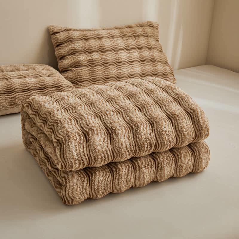 Soft Plush Wavy Fluffy Blanket - image 9