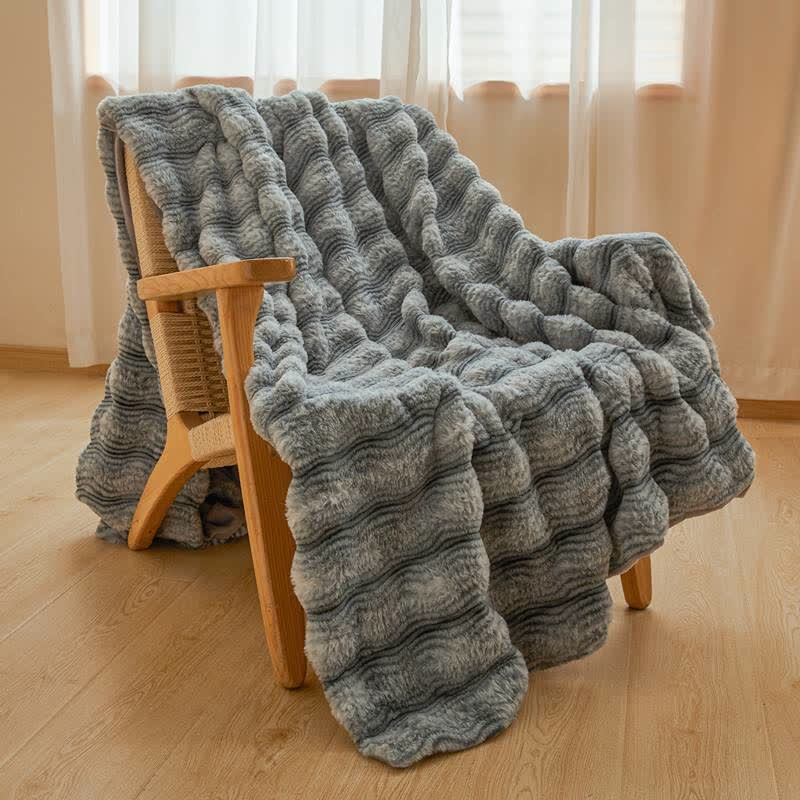 Soft Plush Wavy Fluffy Blanket - image 20