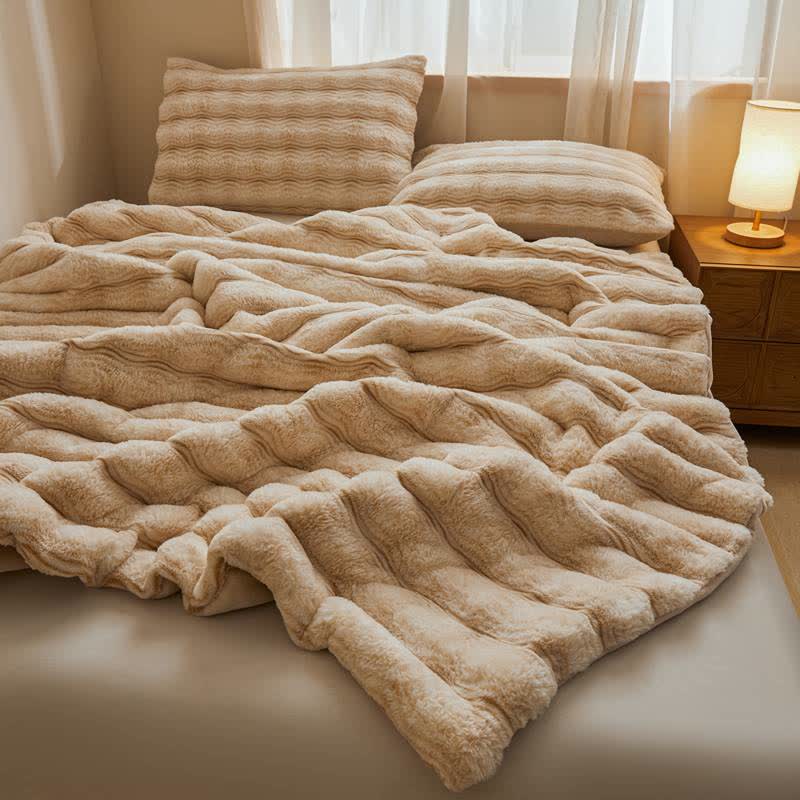 Soft Plush Wavy Fluffy Blanket - image 25
