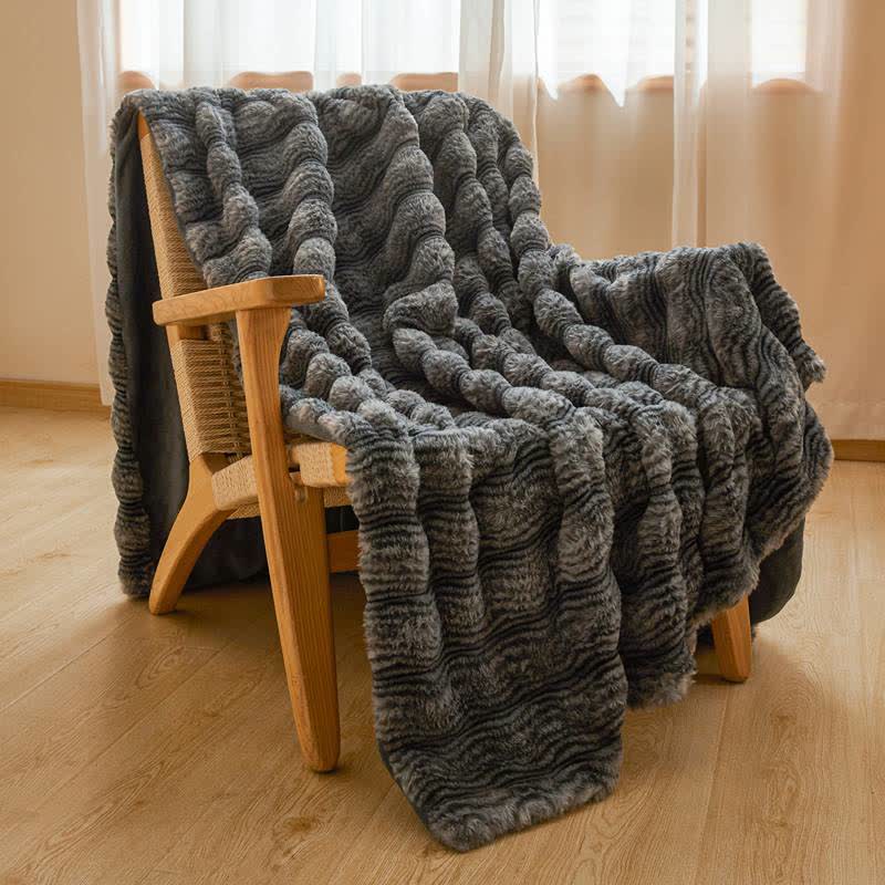 Soft Plush Wavy Fluffy Blanket - image 36