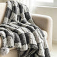 Modern Block Grid Cozy Reversible Blanket - image 22