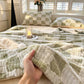 Modern Block Grid Cozy Reversible Blanket - image 39