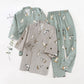 Couple Matching Cat Cotton Kimono Loungewear - image 0