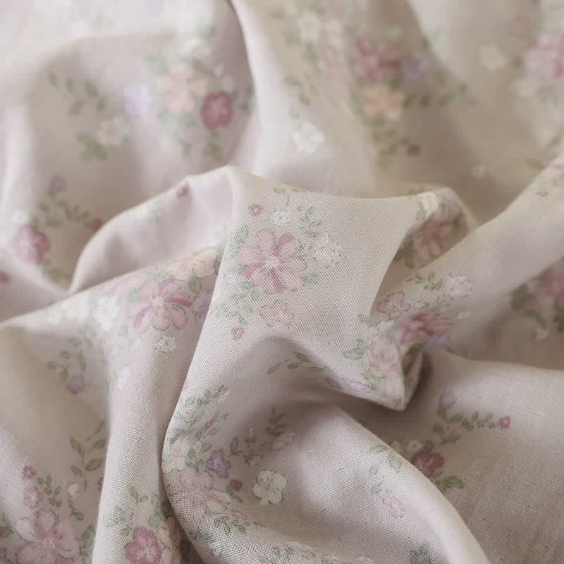 Floral Cotton Gauze Nightgown Home Wear - image 11