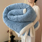 Embossed Fluffy Sherpa Throw Blanket - Blue - 79"W x 90"L - image 18