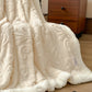 Embossed Fluffy Sherpa Throw Blanket - image 5