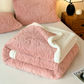 Embossed Fluffy Sherpa Throw Blanket - image 31