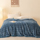 Grid Embossed Thickened Thermal Blanket - image 1