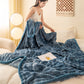 Grid Embossed Thickened Thermal Blanket - image 3