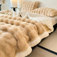 Wavy Plush Fleece Double-Layer Sherpa Blanket - image 3