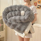 Wavy Plush Fleece Double-Layer Sherpa Blanket - image 10