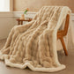 Wavy Plush Fleece Double-Layer Sherpa Blanket - image 5