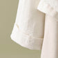 Vintage Cotton Linen Frog Button Lounge Top - image 25