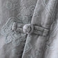 Vintage Cotton Linen Frog Button Lounge Top - image 19