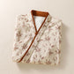 Floral Cross Wrap Casual Lounge Shirt - image 2