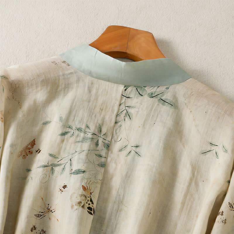 Floral Tie-Waist Kimono Loungewear Top - image 4